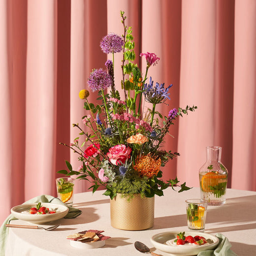 Luxe bloemstuk (inclusief pot!)