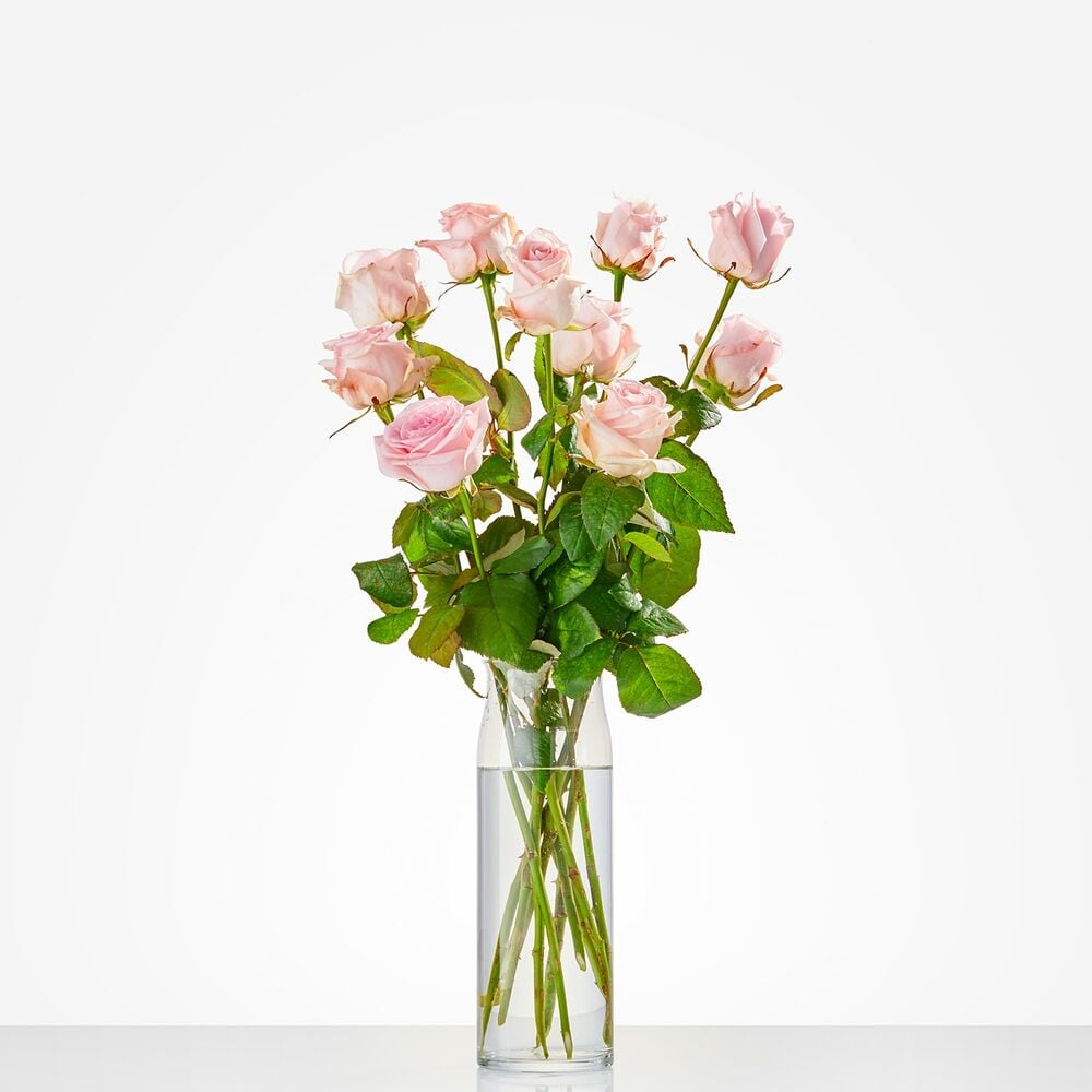 Roze rozen per stuk