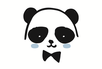 Panda jongen