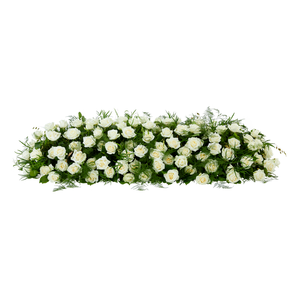 Pure rozen kistbedekking
