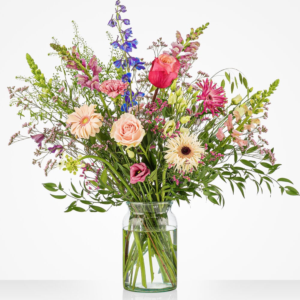 Fleurig pastel boeket