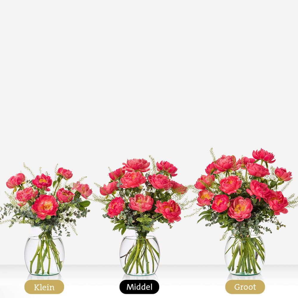 Beautiful bouquet of peonies