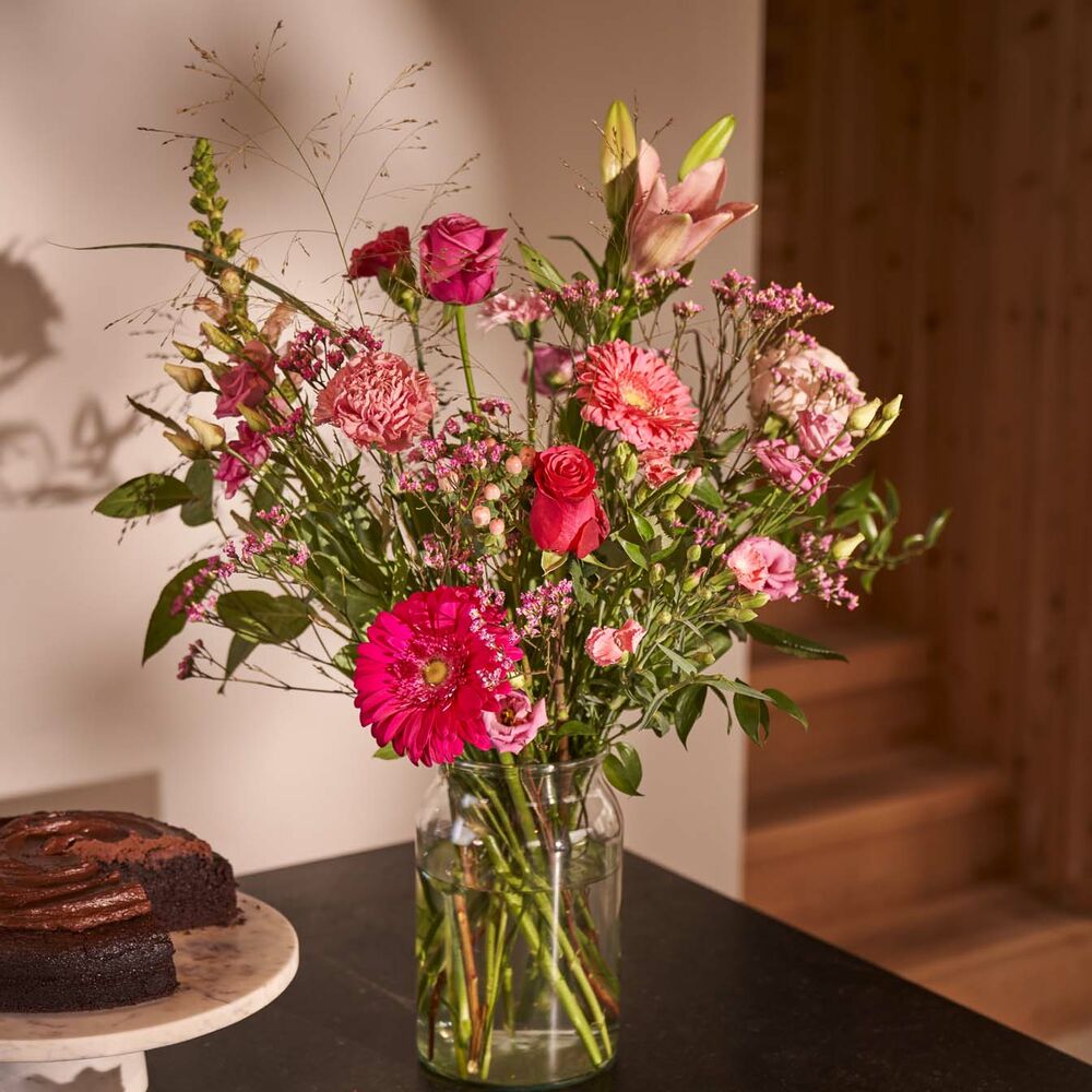 Roze pracht boeket