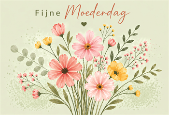 Happy Mother's Day with flowers